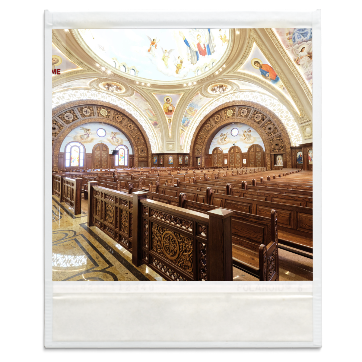 Inside of St. Mary Church in El Rehab