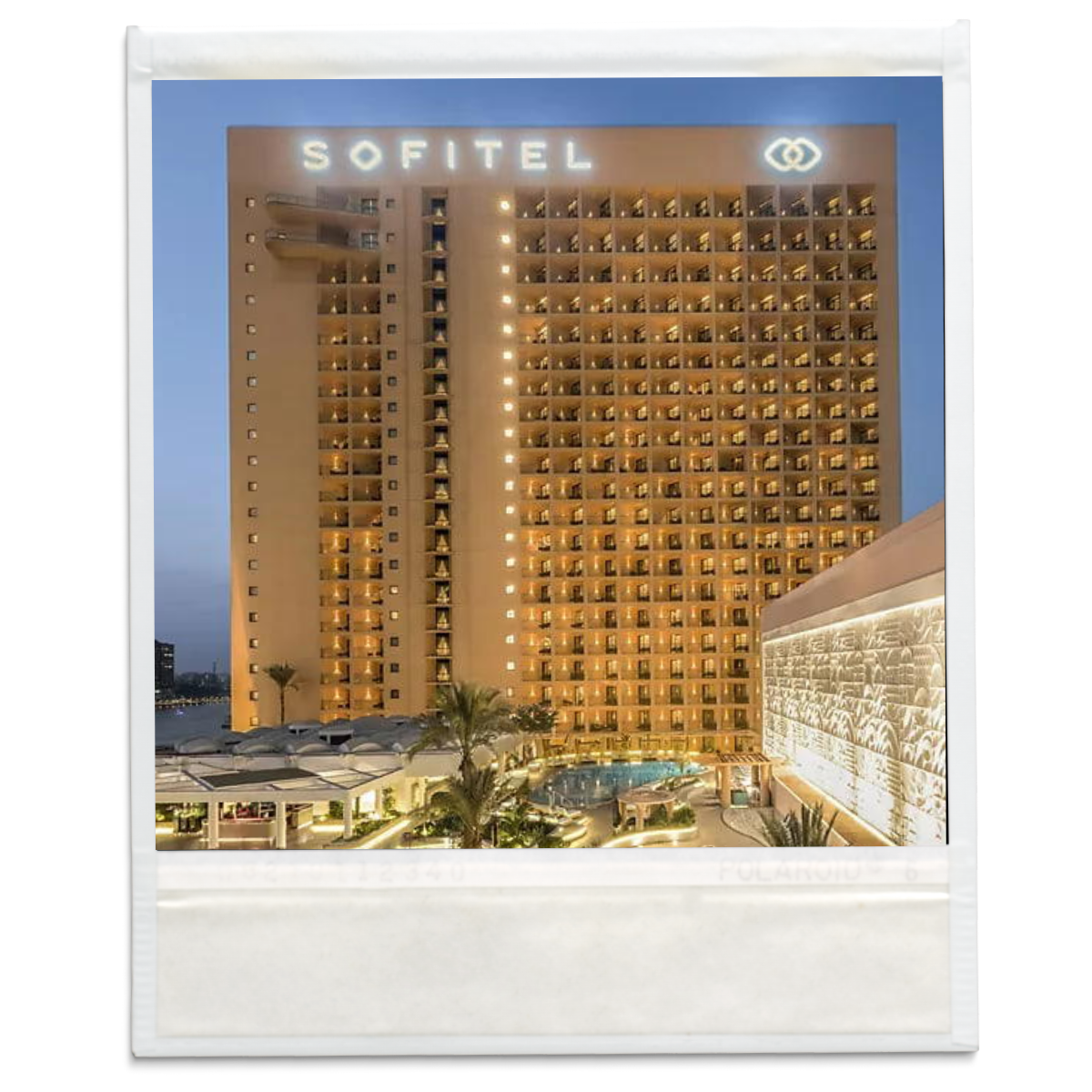 Outside Sofitel Cairo Downtown Nile